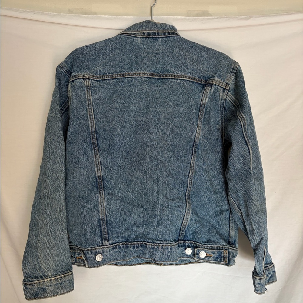 Levi's Vintage Blue Denim Jean red tag women’s classic Jacket/coat size medium - Picture 2 of 9